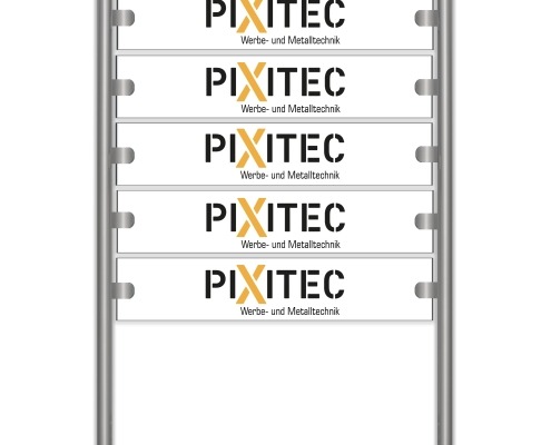 PIXITEC | Firmenschilder | weiß | 5 Schilderweiß
